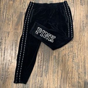 Victoria’s Secret Pink Velvet Skinny Cut Sweatpant